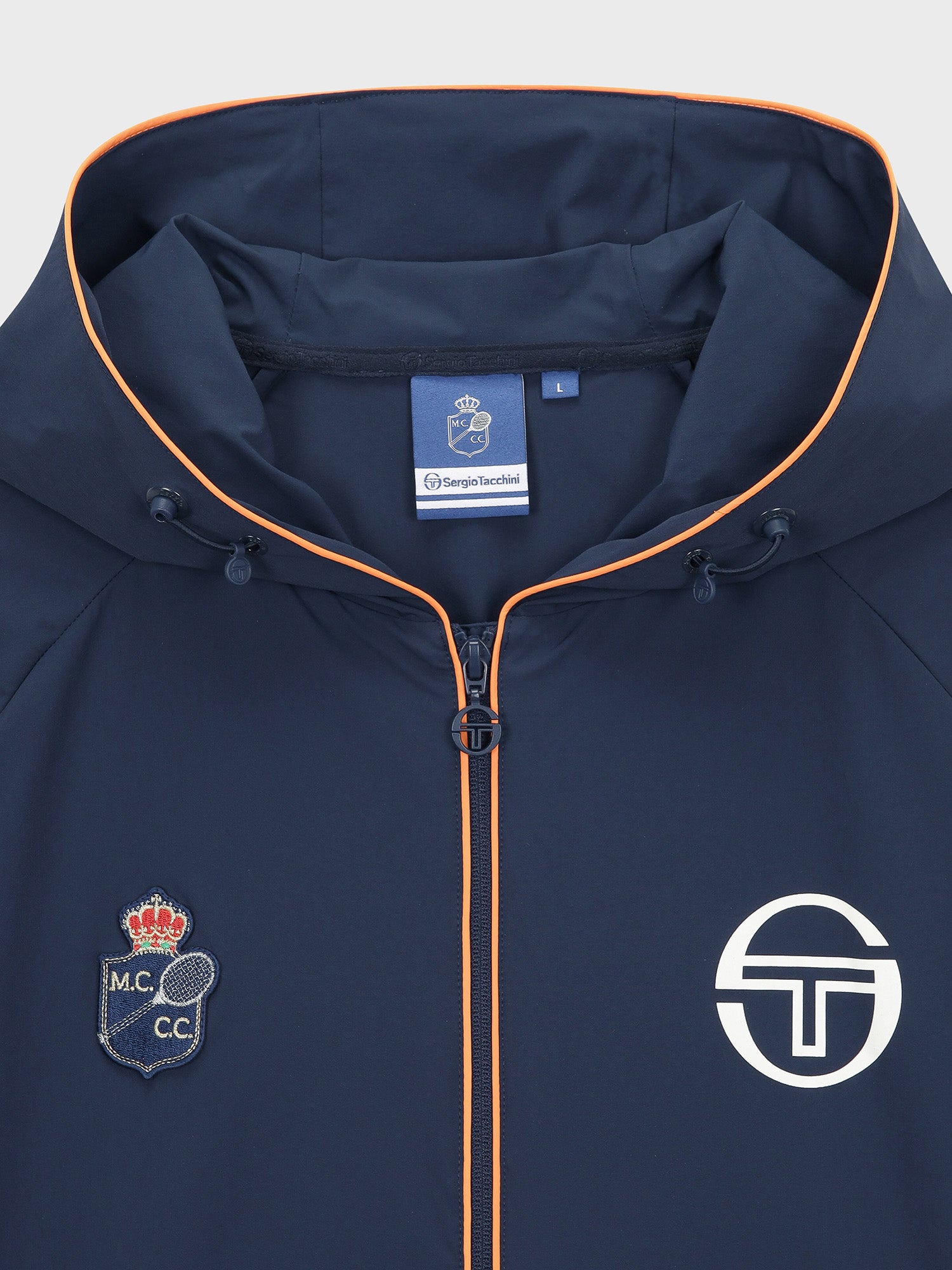 sergio tacchini ジャージ M Sergio Tacchini Men's Masters Track Top Navy White - Retro