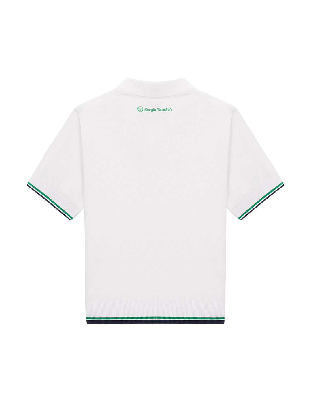 Preppy Knit Polo- Off White – Sergio Tacchini