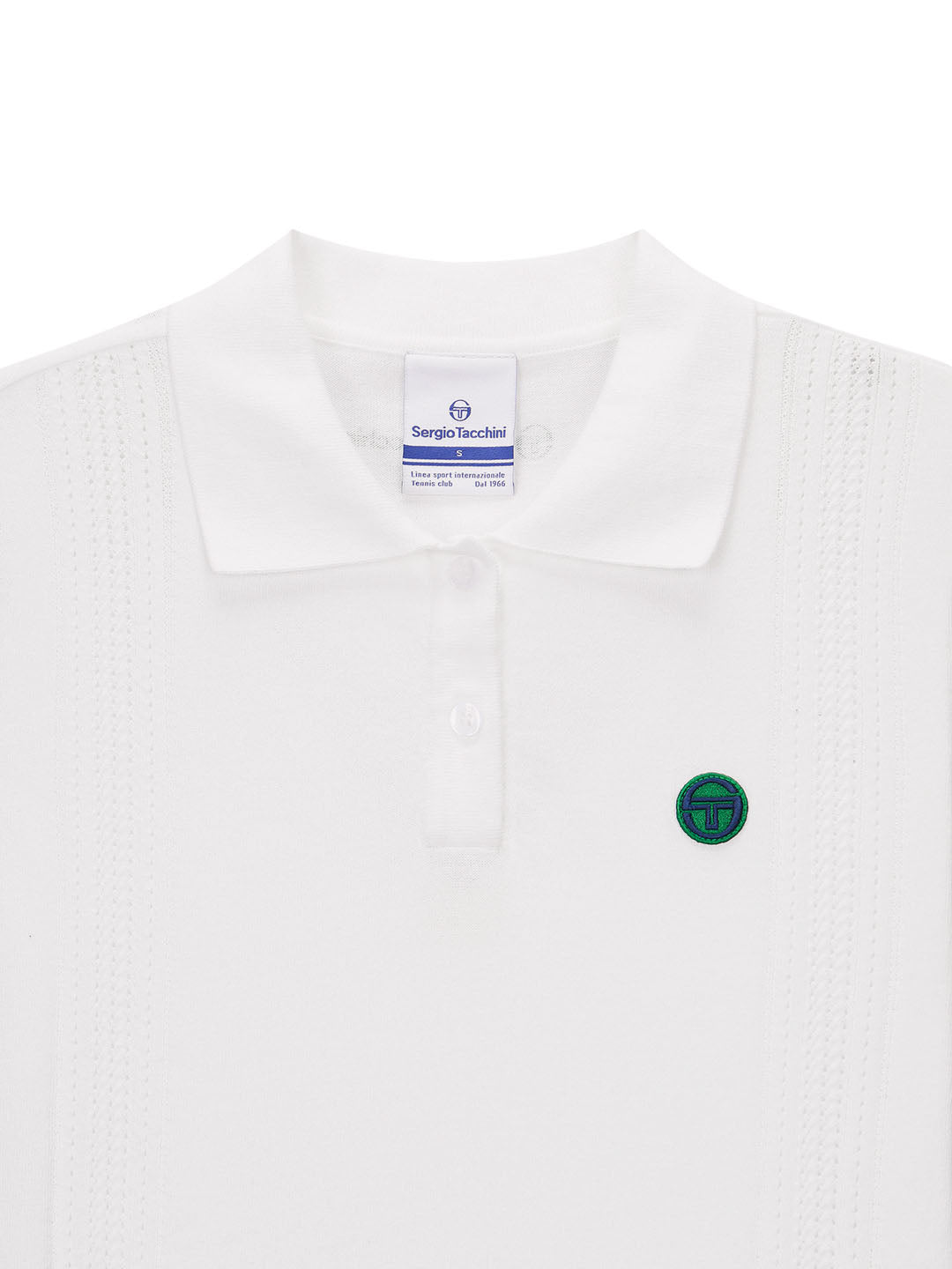 Preppy Knit Polo- Off White – Sergio Tacchini
