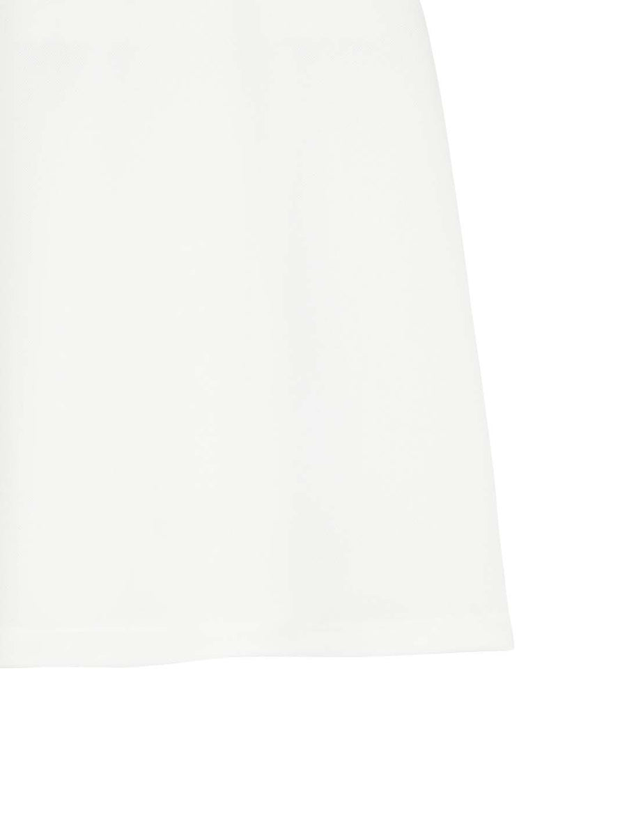 Essential Piqué Collar Dress- Off White