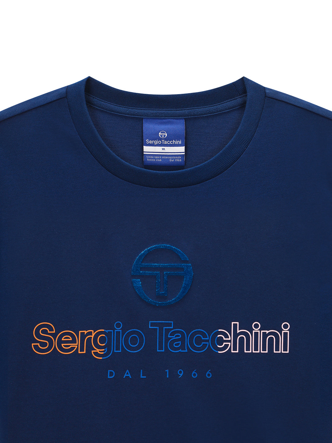 Daily Tuft T-Shirt- Navy – Sergio Tacchini