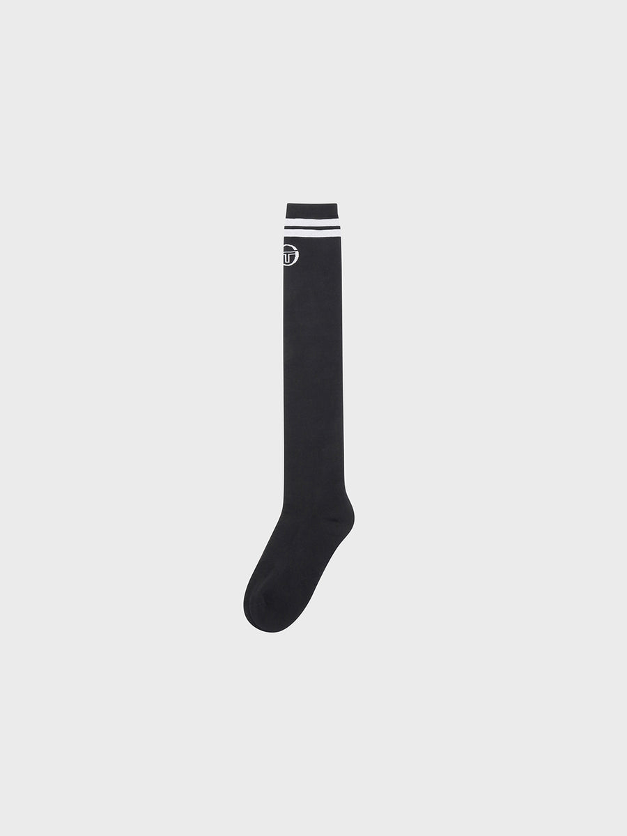 Prep Knee High Socks- Black