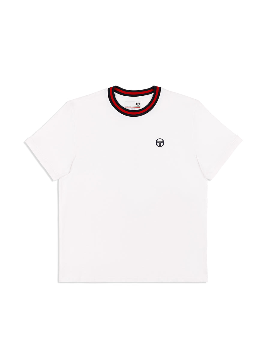 Rainer T-Shirt- White/ Adrenaline Rush
