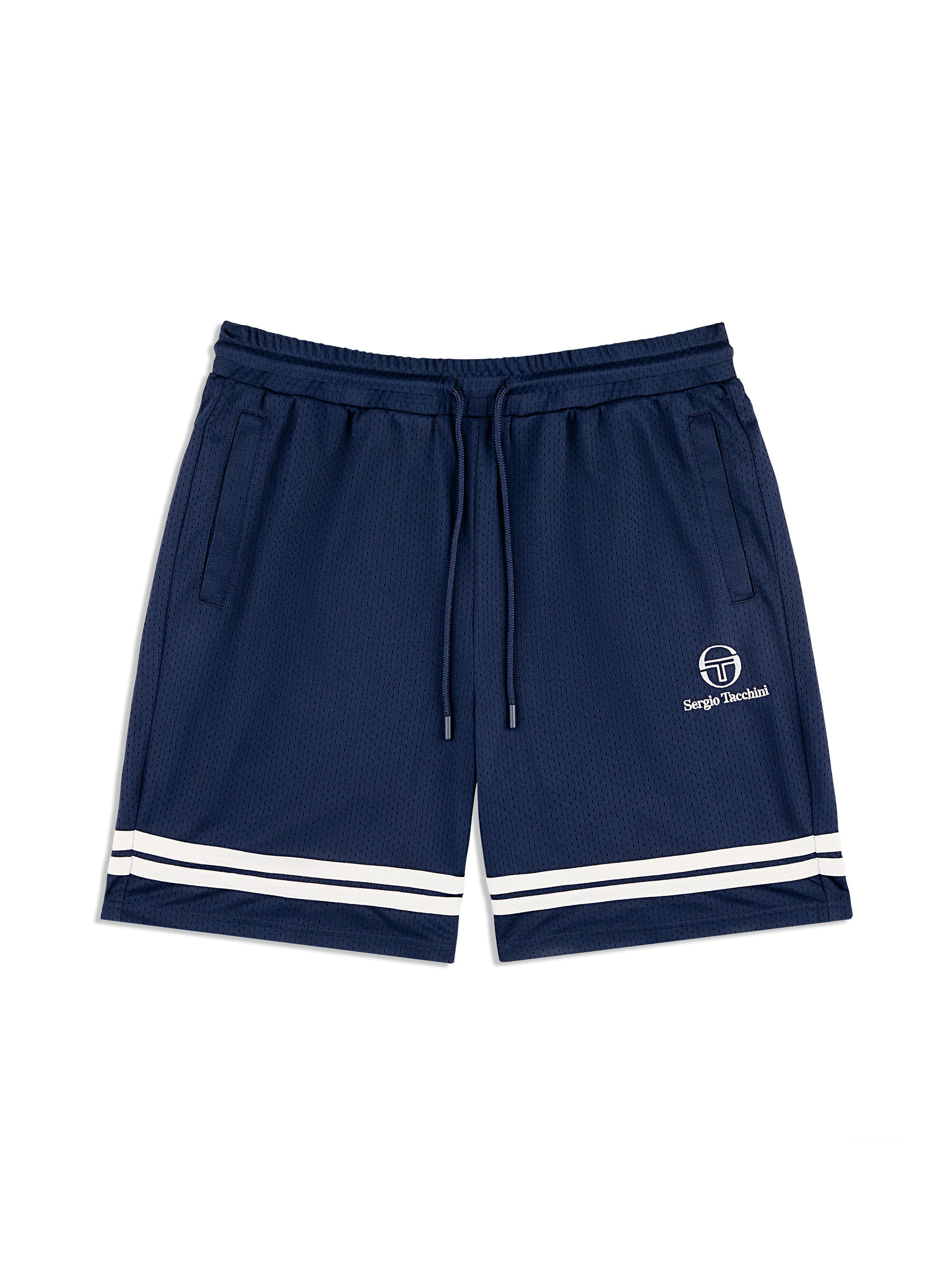 egonlab x sergio tacchini Ludovic Mesh Short- Maritime Blue/ Quiet