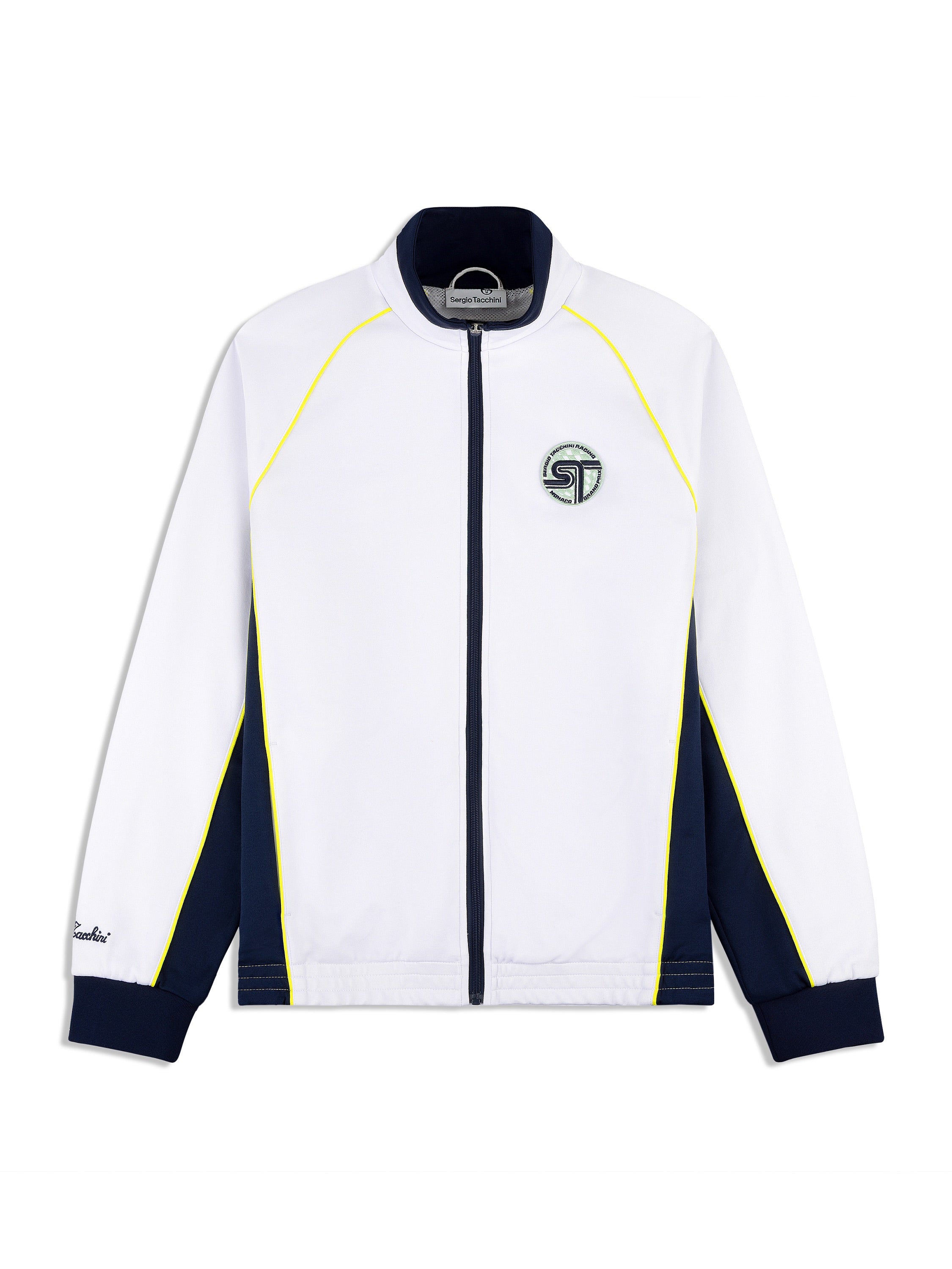 Corsa Track Jacket- Brilliant White – Sergio Tacchini