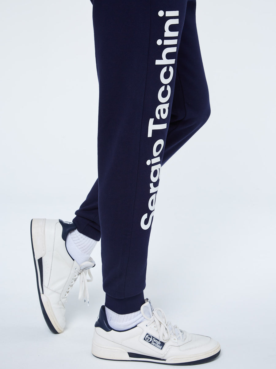 Nizard Sweatpants-Navy/White