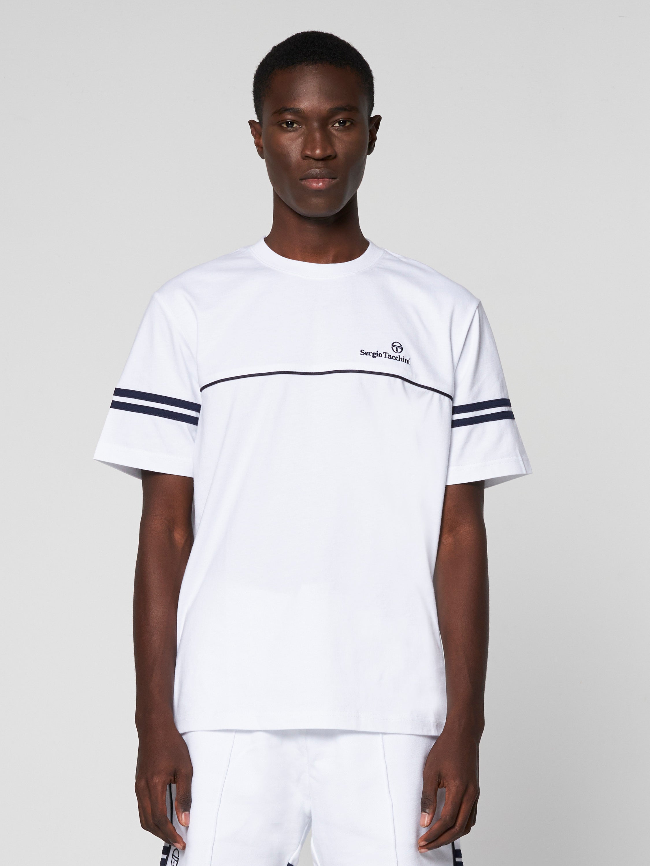 Orion T-Shirt- White/ White – Sergio Tacchini