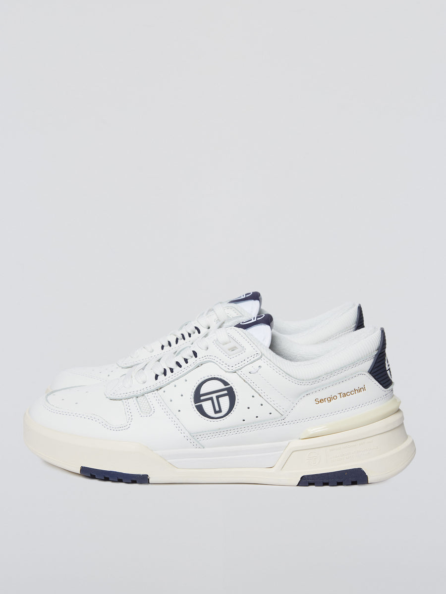 BB Court Lo Sneaker- White/ Tofu/ Maritime Blue