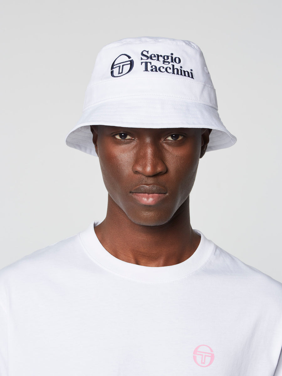 Twill Bucket Hat- Brilliant White