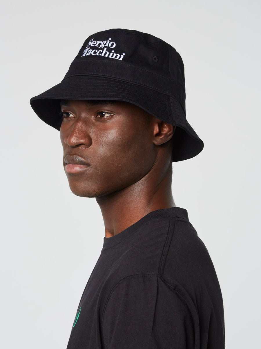 Twill Bucket Hat- Black – Sergio Tacchini
