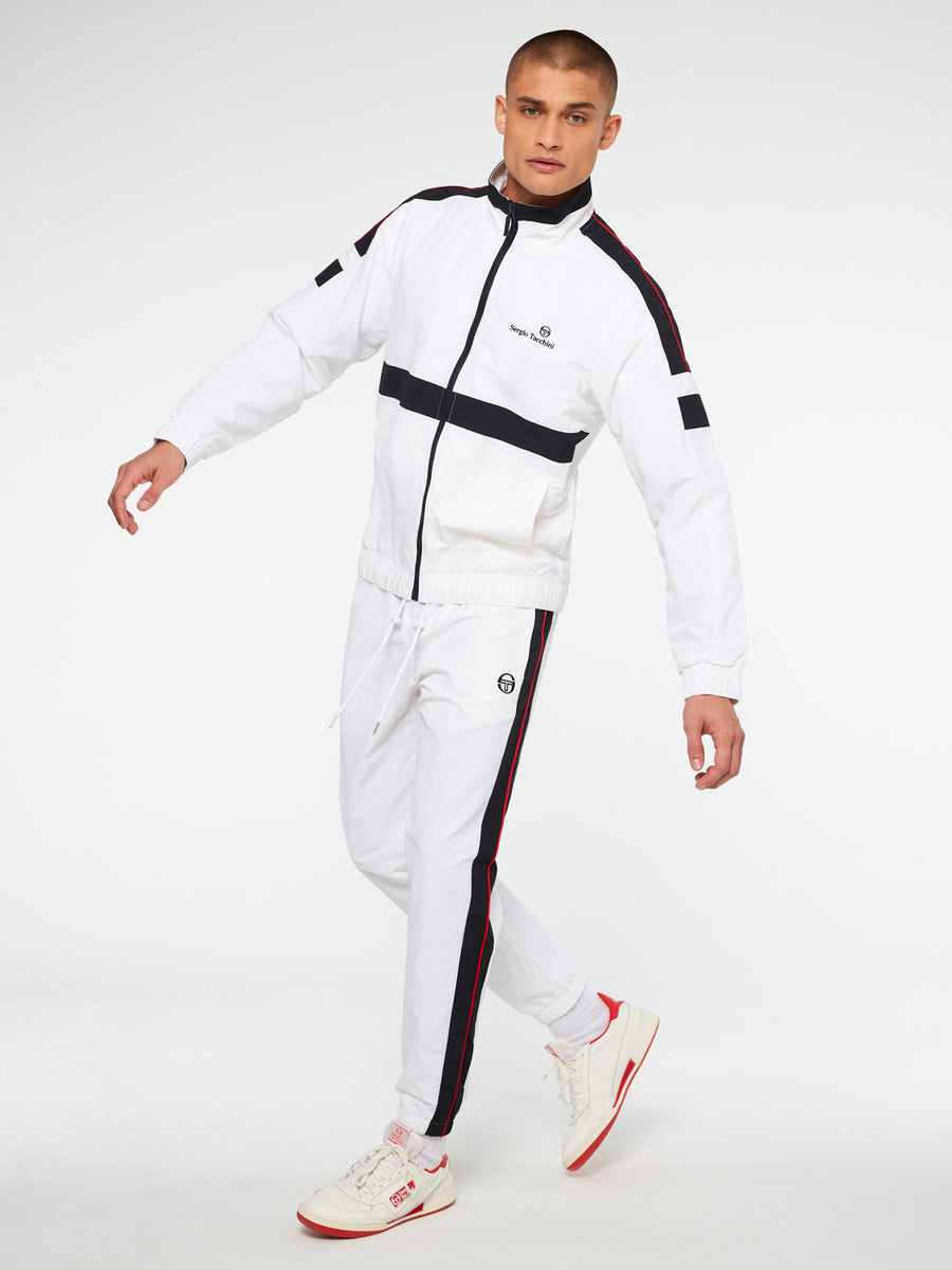 Viva Nylon Tracksuit White Sergio Tacchini